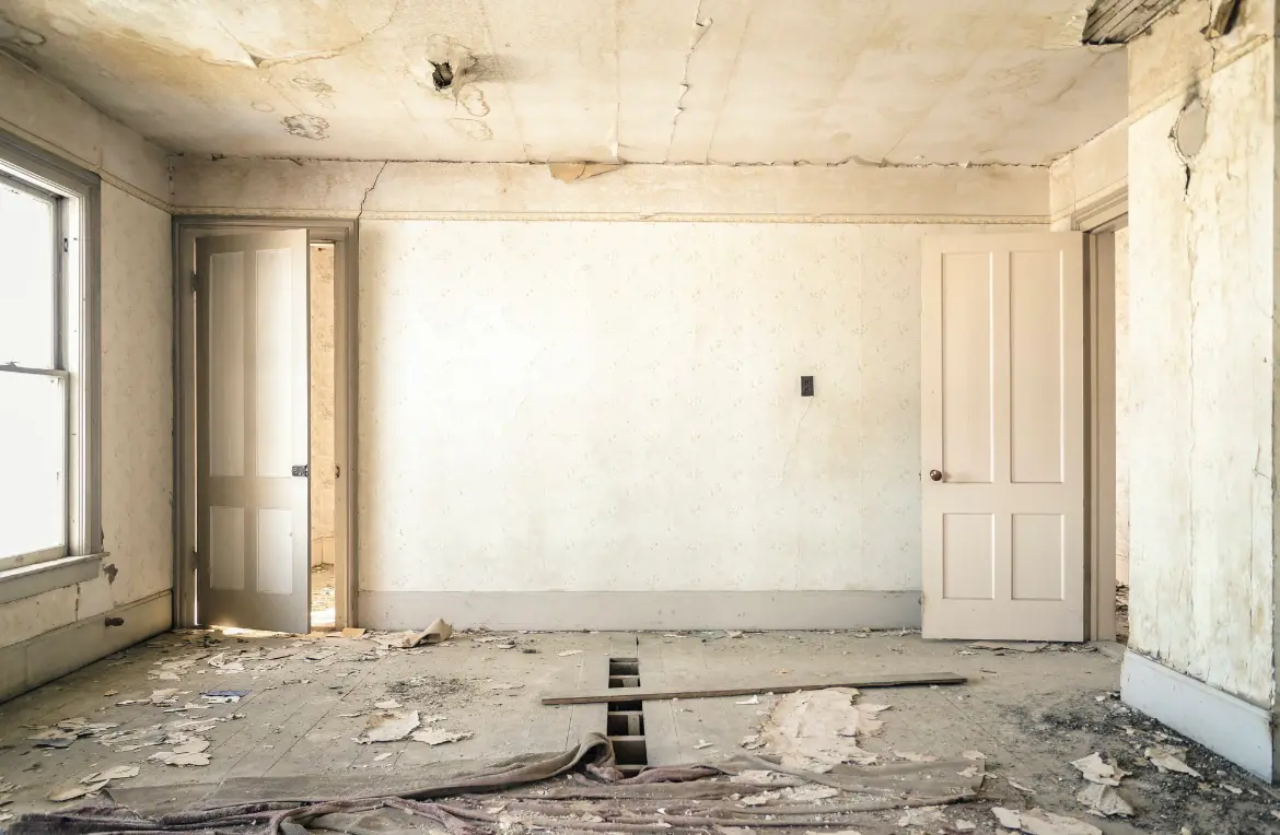 Waste disposal crew managing a cleanout project in Bloomingdale